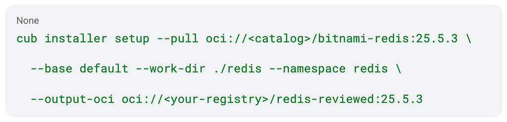 release OCI