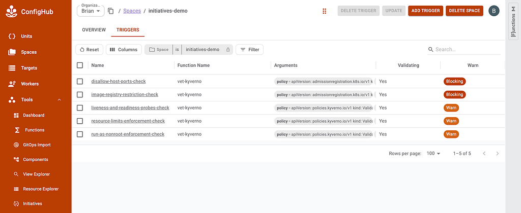 Validating, scoring, and gating Kubernetes configuration after every change
